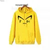 Puro fendyly ff mens hoodies moletom designer luxo clássico moletom com capuz outono algodão homens e mulheres pequeno monstro olho carta impressa casaco com capuz g 2kep