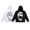 Designer hoodie Fashion Casual Hoodie XXX High Street Hip Hop Loose Plush Keel Skull Bodysuit Men's and Women's Fashion Hoodie Couple Coat loose top sports hoodie