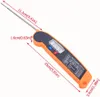 Directe lees thermometer super snel digitale elektronische voedsel kookbarbecue vleeshandhermeters opvouwen interne sonde