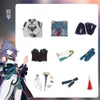 Game Honkai Impact 3 Fu Hua Costume Anime Cosplay Outfits Fuhua kjol huvudbonad halsband Halloween kostymer för kvinnor cosplay