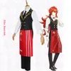 Game Genshin Diluc Ragnvindr Matsal Suit Gorgeous Handsome Anime Cosply Halloween Costume Carnival Outfit 2021 Ny cosplay