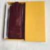 Fashion- Casual Leather Gloves Thermal Gloves Women's wool gloves in a variety of colors