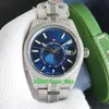 VR Factory Watches 326934 / 326933 904L Ice Out Full Diamonds 42mm Cal.9001 Montre automatique pour homme Cadran bleu/noir Bracelet à diamants Montres-bracelets pour hommes Édition limitée