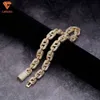 2023 Cuban Link Chain Wholesale Hip Hop Odm Custom High Quality Moissanite Diamond Necklace for Men