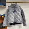 Giacche da uomo Parka grigio Cappotti Giacca Piumini invernali Lettera in rilievo Fiore Super spesso caldo Capispalla di moda Cappotto Giacca a vento da coppia