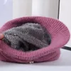 Visières Chapeau Tricoté Mode Oreille Garde Garder Au Chaud Casquette Coupe-Vent Citrouille Béret Femme