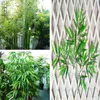 Flores decorativas Simulação de plantas artificiais de bambu para decoração quarto de jardim em casa e