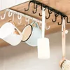 Hooks Rails 612 Crochet ménage sans poinçon armoire murale crochet suspendu porte-gobelet support de rangement mural organisateur de cuisine crochet support 230331