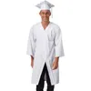 Ensembles de vêtements Unisexe Adulte Graduation Robe Cap Halloween Cosplay College Bachelor Costume Cérémonie Universitaire À Manches Longues Robe À Glissière Avant