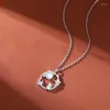 Подвесные ожерелья Mo Dao Zu Shi Пара ожерелье -ожерелье Демонического выращивания Wei ying Moonstone Bracelet Jewelry Dewelry's Valentine's