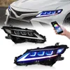 Autoscheinwerfer für Toyota Camry 20 18–2023, RGB-LED-Scheinwerfer, Montage, DRL-Blinker-Frontlampen, Plug-and-Play