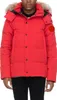 Kanada puffer kurtki mężczyźni projektant prawdziwy Coyote Furt Outdoor Wyndham Windbreaker Jassen Ourowear Ouro -Fourrure Manteau Down Plat Hiver Parkha Doudoune