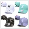 2024 Designer Hat Mens Hat Fashion Womens Baseball Cap S Dopłączone czapki Letter NY Summer Snapback Sunshade Sport Hafdery luksusowy regulowany kapelusz n-9