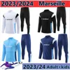 Qqq8 23/24 Trascksuit Uomo e bambino Set Tuta da allenamento per calcio 2023/2024 Alexis Om Survêtement Maillot Foot Chandal