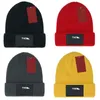 Sport designer beanie cappello lavorato a maglia berretti invernali con teschio unisex lettere di colore solido lusso casual gorras moda all'aperto cofano de luxe termico fa04