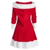 Robes décontractées 3XL Robe à capuche de Noël Femmes Festival de mode Robe d'été rouge Cosplay Bandage Party pour les robes féminines Largos de Mujer