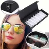 Étuis à lunettes Boîte de rangement pour lunettes avec 8 compartiments, boîte de rangement pour lunettes anti-poussière, vitrine pour lunettes, porte-lunettes de soleil 231101