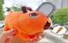 مفاتيح حبل الحبل الأنيمي Pochita Plush Keychain Man Cosplay Pendant Key Rings Bag Charm Orange Dog Proped Prop for Women Kidskeych9228327