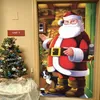 Christmas Decorations Christmas Outdoor Decorations Tapestry Party Background Hanging Carpet Santa Claus Greekn Figure Door Cover Xmas Backdrop Banner 231101