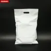 Presentförpackning 100 st anpassade tryckpoly mailers med handtag plastpostpåse kuvert kurir presentförpackningspåsar 231102