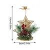 Candle Holders Christmas Golden Iron Candlestick Window Sill Decorations Holiday Decoration Products Navidad