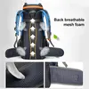 School Bags 70L Camping Backpack Mens Travel Bag Climbing Rucksack Large Hiking Storage Pack Outdoor Mountaineering Sports Shoulder 231101