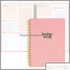 Notepads Wholesale Notes Happy Weekly Notebook Undated To Do List Planner Harder Journal Achieve Goals Thick Paper For Writing Stude Dhzov