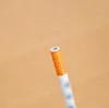 Sigara Boruları Yaratıcı Tasarım Alüminyum Alaşım 3 Renkli Metal Boru Akçaağaç Yaprak Baskı Düz ​​Boru Tütün