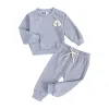 Brand Baby Boy Clothes sets Autumn Casual Baby Girl Clothing Suits Children Suit Sweatshirts Sports pants Spring Kids Clothes Set CSG2311028-6
