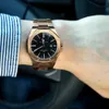 Wristwatches SAPPHERO Rose Gold Mens Watch Octagon Design 100M Waterproof Luxury Quartz Wristwatch for Men Business Date Luminous Clock 231101