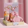 Accessoires de maison de poupée enfants en bois miniature maisons de poupée Kit cadeau jouets Roombox meubles boîte théâtre jouet pour enfants anniversaire 231102