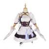 Anime Game Honkai Impact Elysia Maid Outt Cosplay Costplay Halloween for Woman Dress Cosplay