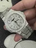 Luxe horloge Diamanten horloge heren 904L Fijne stalen band Saffierglas waterdicht en zweetbestendig diamant herenuurwerk ontwerper HCOR