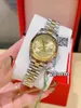 Con scatola originale Hot Seller Women Watch Lady Size 28mm Date Girl Orologio da polso in vetro zaffiro 2813 Movimento Movimento meccanico automatico orologi