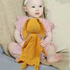 Couvertures bébé mousseline couverture couverture doux coton né jouets de couchage poupée bébé bavoirs apaiser serviette sucette
