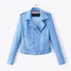 Women's Jackets Winter For Women Leather Jacket Autumn Lapel Motor Coat Zip Biker Short Punk Cropped Top Loose Coats