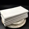 Servetten 12 stuks 100% KATOEN RESTAURANT DINER DOEK LINNEN WIT 50x50cm PREMIUM EL SERVETTEN 231101