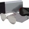 Designer-Pilotensonnenbrille 3025r für Herren, Damenbrille, UV400-Schutz, Echtglaslinse, goldfarbener Metallrahmen, Autofahren, Angeln, Sonnenbrille mit Originalverpackung