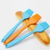 Baking Tools (3pcs/lot) Big Size High Quality Integral Style Soft Silicone Brush BBQ Oil Seasoning Brushes Decoration DIY Pastry