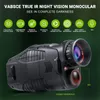 Monoculaires 1080P HD monoculaire dispositif de Vision nocturne Rechargeable infrarouge 5x lunettes de Zoom numérique chasse Camping télescope enregistrement extérieur 231101