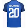 Qqq8 Finland Voetbalshirts 22 23 Thuis Uit Pohjanpalo Forss Pukki Skrabb Raitala Jensen Lod Kamara Finlandia Voetbaluniformen Maillot De