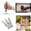 Mills Ups Manual Pepper Mill Salt Shakers One-Hand Grinder rostfritt stål Kryddor Såsslipor Stick Köksverktyg Drop Delivery Dhuij