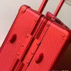 trolley suitcase BrandCabin Luggage and handbag 20 inch Suitcase set Red Travel Case Rolling trip Bag Universal wheel Trolley B309W