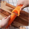 Fruit Vegetable Tools Ups Thickening Double Head Paring Knife Plastic Peeler Household Kitchen Fruits Potato Mti Function Grater W Dhwon