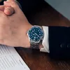 Armbanduhren Original JHLU Automatikuhr Herren Mechanischer Wasserdichter Keramikring Leuchtendes Sporttauchen 231101