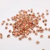 Perline Altro Prezzo all'ingrosso 4MM 1000pcs Argento placcato CCB Quadrato Colore Piccola sfaccettatura Distanziatore in plastica Allentato DIYAltro