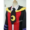 Anime assassinat classe Korosensei Cosplay Costume chemise cape Robe chapeau enterrement de vie de garçon ensemble complet tenue Costume femmes hommes cosplay