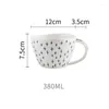 Mugs Nordic Ins Coffee Mug Ceramic Drinking Cup Simple Export Breakfast Oatmeal Office Teacup