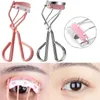 Eyelash Curler 1st Rostfritt stål Eyelash Curler med Comb Professional Eyelash Curler Eyelashes Auxiliary Eyelash Curling Clip Makeup Tools 231102