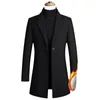 Mannen Wol Blends Mannen Lange Winterjassen Kasjmier Trenchcoats Hoge Kwaliteit Mannelijke Business Casual 4XL 231102